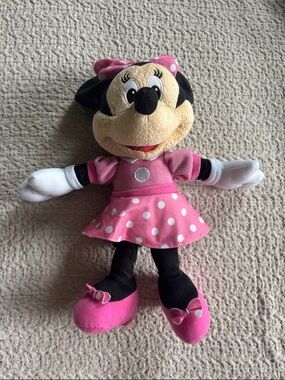 Fisher-Price Talking Pink Polka Dot Minnie Mouse Plush Doll